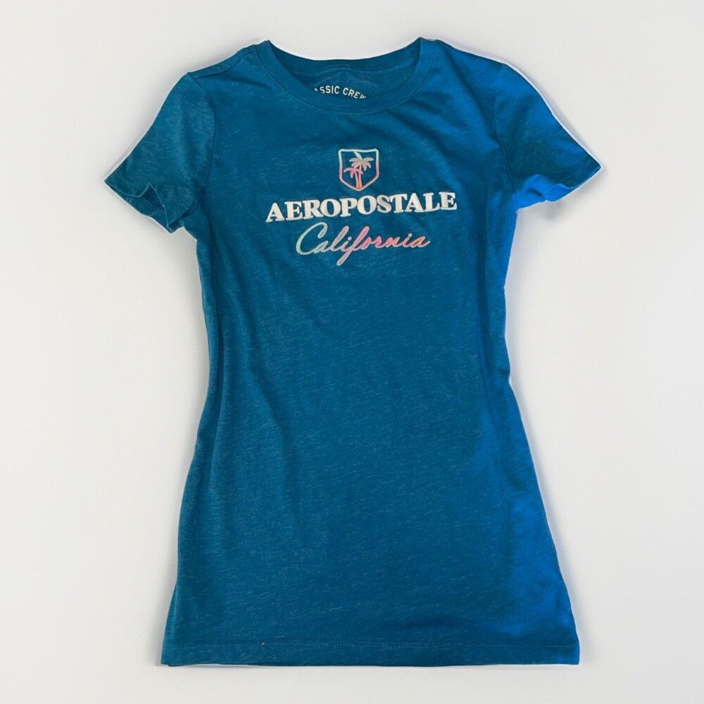 Blue Womens Aeropostale Medium Shirt